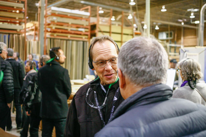 Plant tour during CKCA's 2019 National Forum in Calgary.